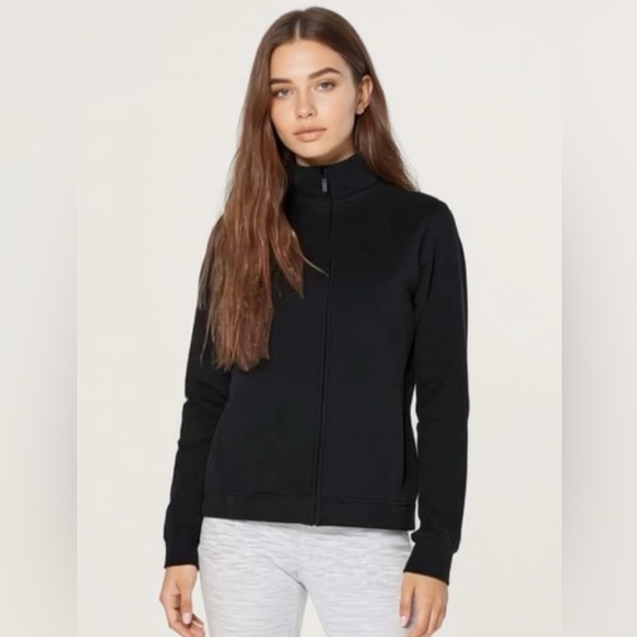 Lululemon Wind Down Jacket Full Zip Black Size 6 - Picture 1 of 12